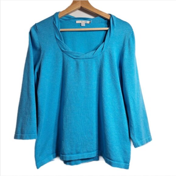 Boden Tops - Boden Short Sleeve Blue Top Size 12